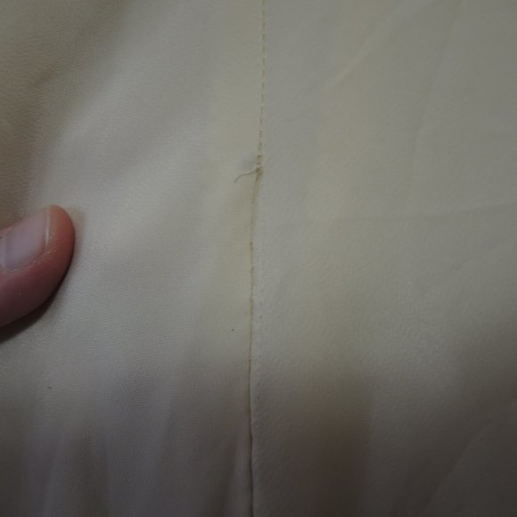 4/$25 Vintage 70s? Full Slip Cream Color Adjustable Straps Size XS/S Wonder Maid - Picture 4 of 8